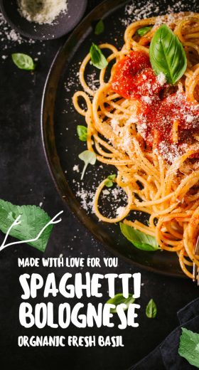 White and Yellow Minimalist Pasta Food Promotion Instagram Story White and Yellow Minimalist Pasta Food Promotion Instagram Story